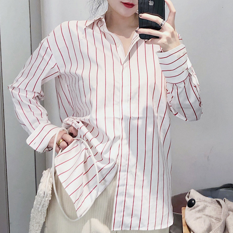 2021 New Vertical Stripes Shirt Women Hem Slits Turn-down Collar Loose Office Lady Blouses Dune, Black
2021 New Vertical Stripes Shirt Women Hem Slits Turn-down Collar Loose Office Lady Blouses Dune, Black