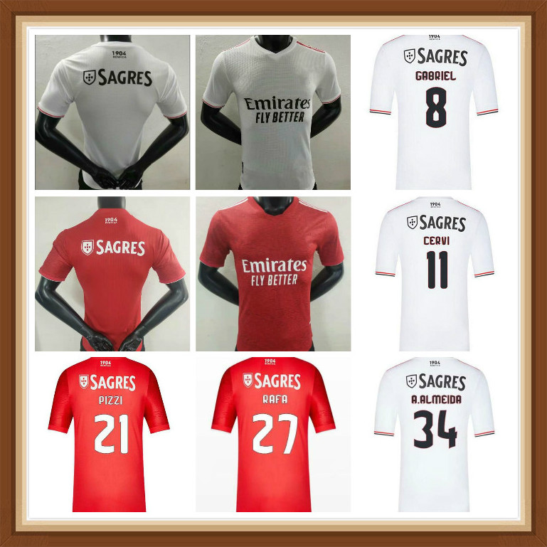 Player version 2021 Benfica soccer jersey #21 PIZZI 2022 Men away shirts #95 VINÍCIUS 27 RAFA Customized football uniforms, Black;yellow
Player version 2021 Benfica soccer jersey #21 PIZZI 2022 Men away shirts #95 VINÍCIUS 27 RAFA Customized football uniforms, Black;yellow
