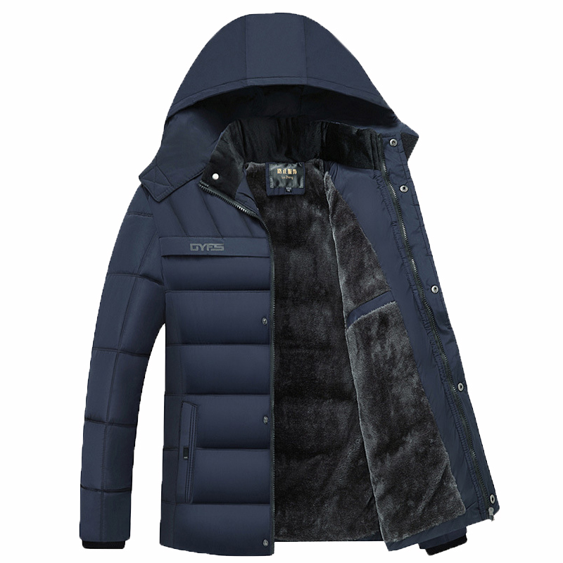 2021 New Thick Warm Jacket Men Parka Hooded Business Casual Solid Winter Coat Man Outwear Dpoq, Black
2021 New Thick Warm Jacket Men Parka Hooded Business Casual Solid Winter Coat Man Outwear Dpoq, Black
