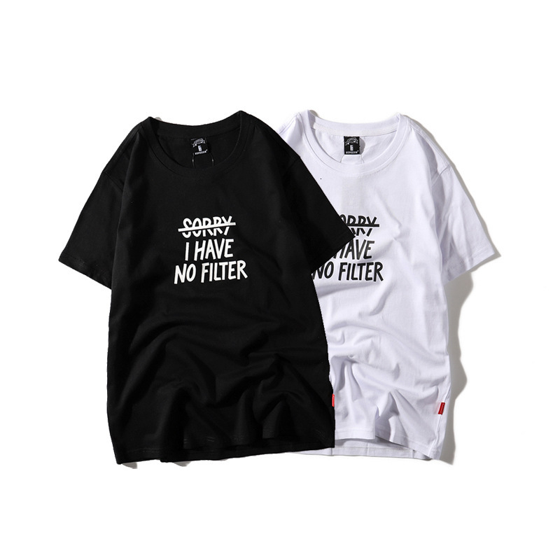t shirt 2021 trend: half sleeve korean summer round neck loose men's short, White;black