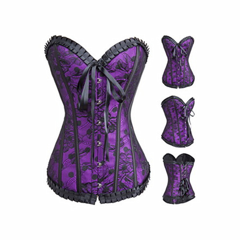 Woman Bustiers Vintage Corset Waist Corsets Gothic Corpete Corselet Waist Cincher Corsets and Bustiers Bone Lace Up Overbust Corset, Blue
Woman Bustiers Vintage Corset Waist Corsets Gothic Corpete Corselet Waist Cincher Corsets and Bustiers Bone Lace Up Overbust Corset, Blue