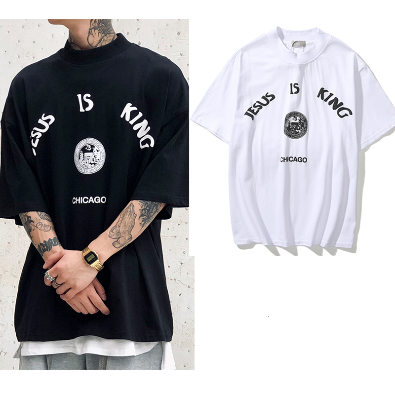 2021 New Kanye West Jesus Is King Letter Foam Ovesize Tshirt Mens Streetwear Tutrleneck Cotton Short Sleeve Tees Hip Hop Loose t Shirt Mhgv, Pic color6
2021 New Kanye West Jesus Is King Letter Foam Ovesize Tshirt Mens Streetwear Tutrleneck Cotton Short Sleeve Tees Hip Hop Loose t Shirt Mhgv, Pic color6