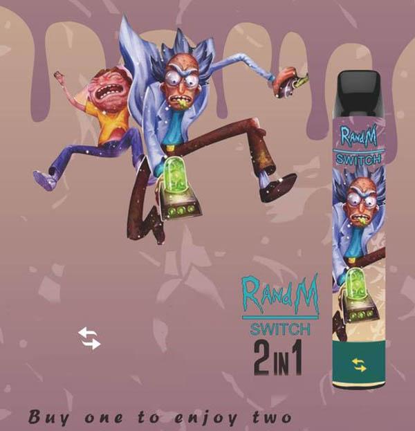 R&M double flavors R and M Switch Original Disposbale Vape DHL Shipping 2400puffs Vape Pen Pre-filled 8ml Factory
R&M double flavors R and M Switch Original Disposbale Vape DHL Shipping 2400puffs Vape Pen Pre-filled 8ml Factory