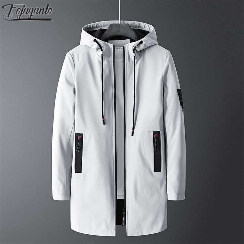 FOJAGANTO Men's Mid-Length Jacket Youth Korean Style Slim Stand-Up Collar Windbreaker Casual Hooded Windproof Men 211110, Grey
FOJAGANTO Men's Mid-Length Jacket Youth Korean Style Slim Stand-Up Collar Windbreaker Casual Hooded Windproof Men 211110, Grey