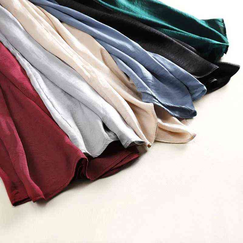 Cupro wide-leg pants women's thin summer casual trousers Korean version of high-waist ice silk acetate straight mopping 211115