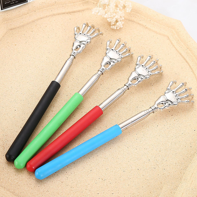 Telescopic Extendable Anti Itch Claw Scratching Massager Massage Tools Portable Adjustable Back Scratcher Stainless Steel Eliminating Dorsum Itching H