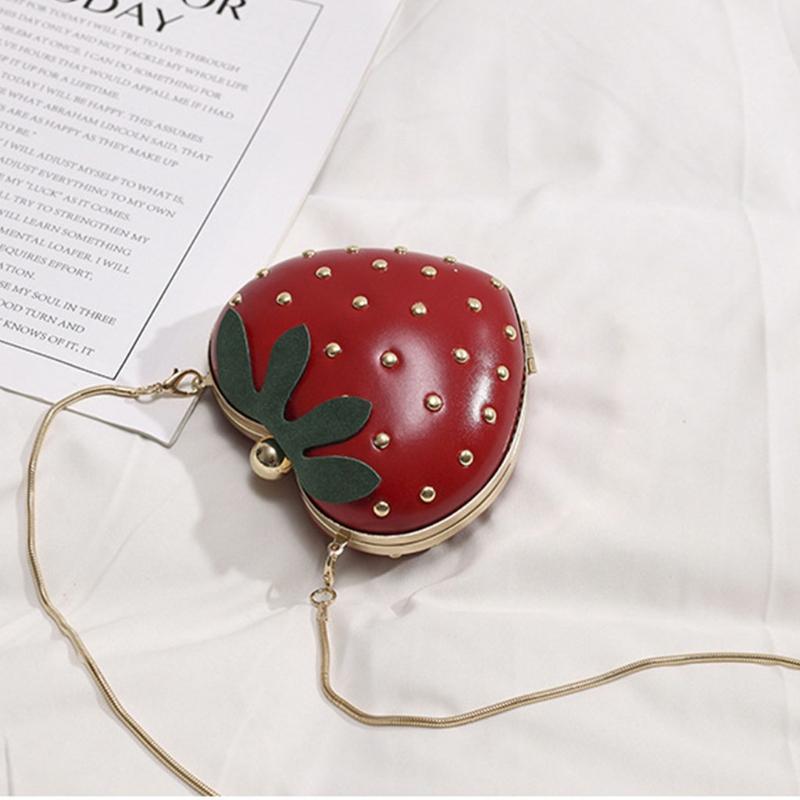 Strawberry Coin Purse Crossbody Chain Bag Cute Handbag Shoulder Bags Wallet H8WD, Green
Strawberry Coin Purse Crossbody Chain Bag Cute Handbag Shoulder Bags Wallet H8WD, Green