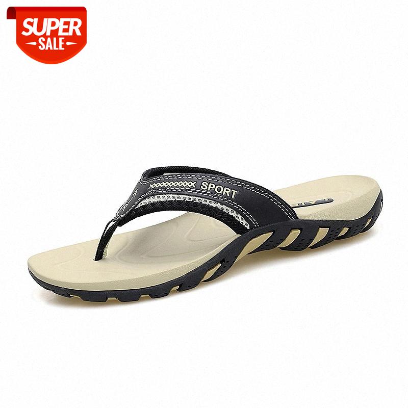 2019 Summer Men Shoes Fashion Mens Flip Flops Trendy Anti-slip Leather Men Casual Shoes Classic Massage Beach Slippers #lh0H, Black
2019 Summer Men Shoes Fashion Mens Flip Flops Trendy Anti-slip Leather Men Casual Shoes Classic Massage Beach Slippers #lh0H, Black