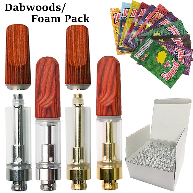 Dabwoods Vape Cartridges Ceramic Coil 0.8ml Cartridge Atomizers Wood Tips Thick Oil Carts Dab Pen Wax Packaging Vaporizer Atomzier 510 Thread Empty
Dabwoods Vape Cartridges Ceramic Coil 0.8ml Cartridge Atomizers Wood Tips Thick Oil Carts Dab Pen Wax Packaging Vaporizer Atomzier 510 Thread Empty