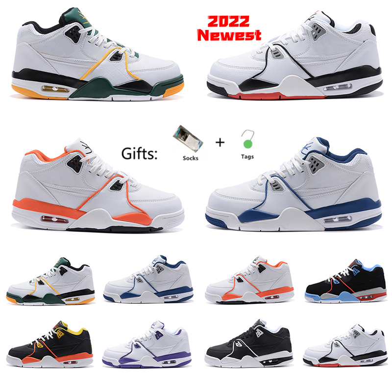 

2022 new Flight 89 mens running shoes Court purple Raygun Black white oreo Rucker Park True Blue red yellow orange men sports sneakers outdoor jogging walking 40-45, Pay for box
