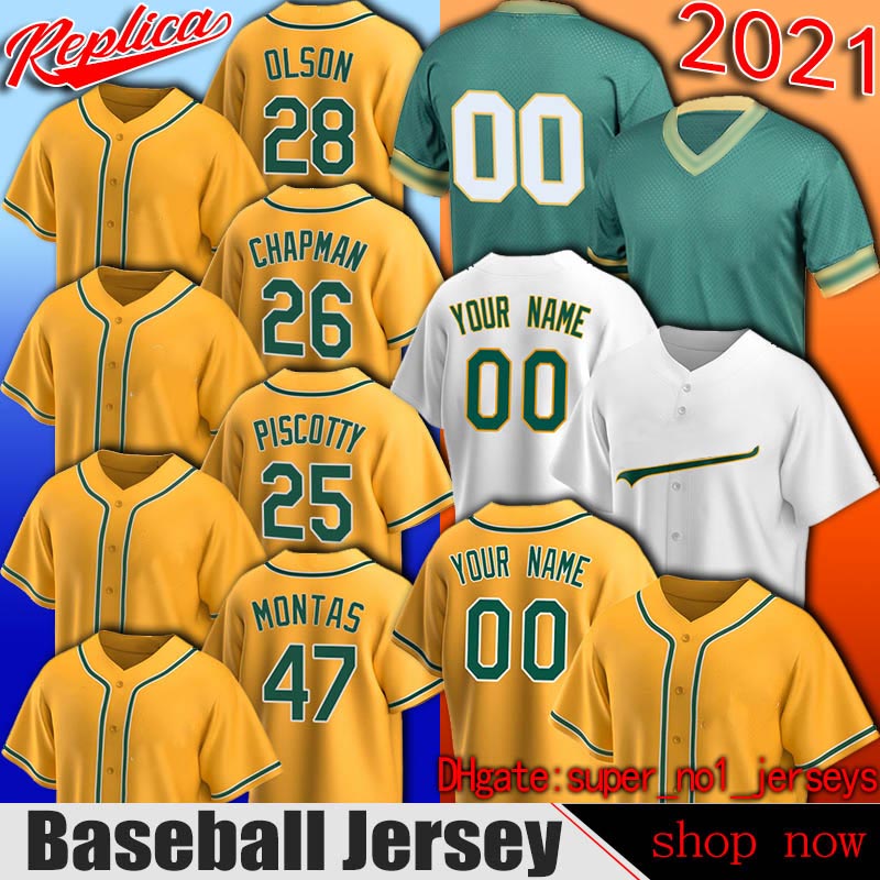 

Oakland 26 Matt Chapman Baseball Jersey Rickey Henderson Matt Olson Jerseys Jesus Luzardo Elvis Andrus Jersey Frankie Montas Rosenthal, Nk custom (yun d j)