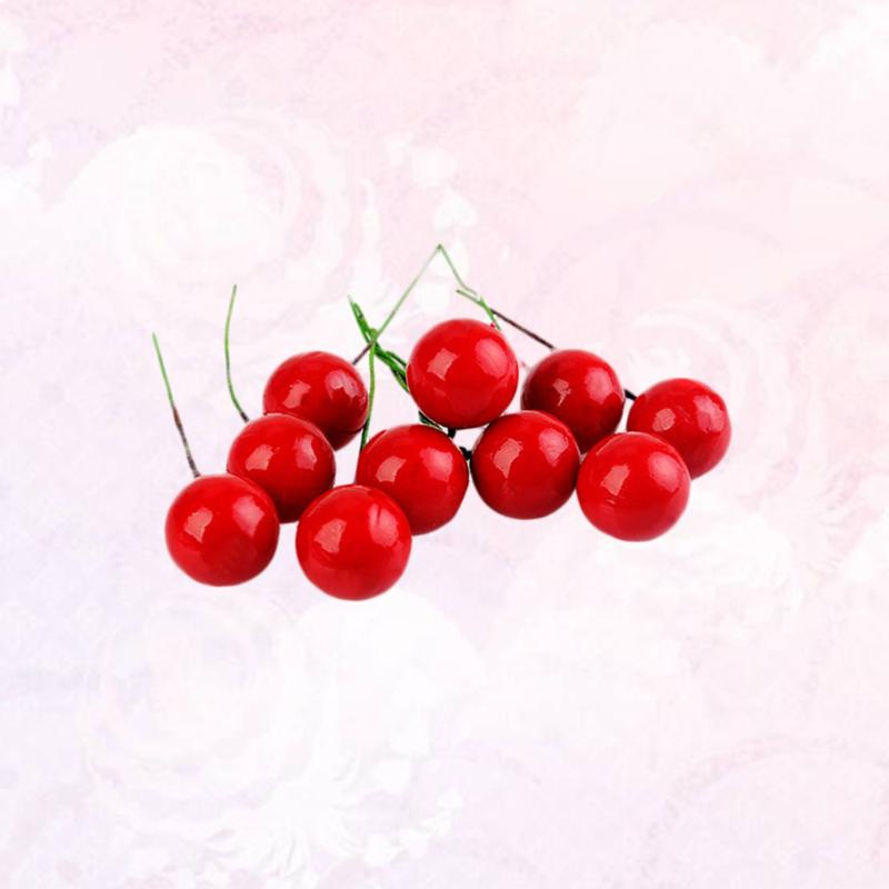 50PCS Small Artificial Fruit Berries with Stem Fake Flowers Cherry Stamens DIY Craft Accessory (Red
50PCS Small Artificial Fruit Berries with Stem Fake Flowers Cherry Stamens DIY Craft Accessory (Red
