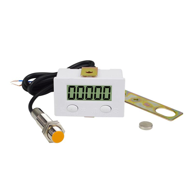 Counters 5-digit Digital Punch Electronic Counter Magnetic Inductive LCD Display Proximity Switch Round Powerful Magnet-5J
Counters 5-digit Digital Punch Electronic Counter Magnetic Inductive LCD Display Proximity Switch Round Powerful Magnet-5J