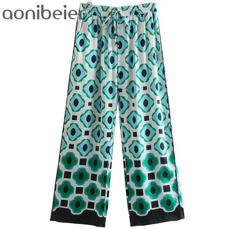 Summer Fashion Geometric Print Women Long Trousers Drawstring High Waist Wide Leg Pant Female Ankle Length Pants 210604
Summer Fashion Geometric Print Women Long Trousers Drawstring High Waist Wide Leg Pant Female Ankle Length Pants 210604