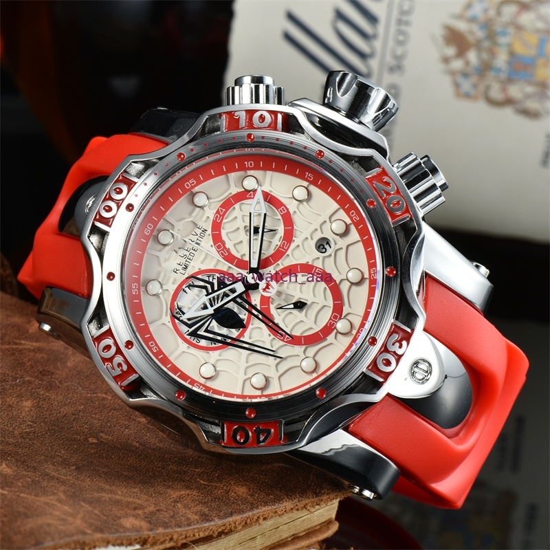 Undefeated INVICIBLE Spider 100% Function Good Quality Reserve Venom Rubber Strap 52mm Men Quartz Watch
Undefeated INVICIBLE Spider 100% Function Good Quality Reserve Venom Rubber Strap 52mm Men Quartz Watch