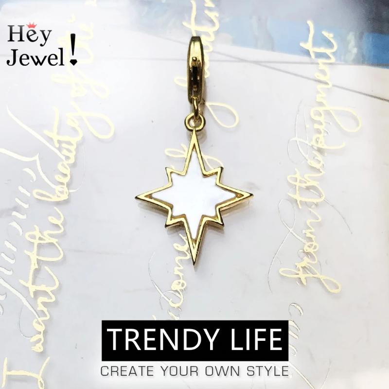 Charms Brand Gold Color Fritillaria Star Charm For Bracelet Trendy Women Jewelry Classic Wanita Cantik Bijoux Friend Gift, Bronze;silver
Charms Brand Gold Color Fritillaria Star Charm For Bracelet Trendy Women Jewelry Classic Wanita Cantik Bijoux Friend Gift, Bronze;silver