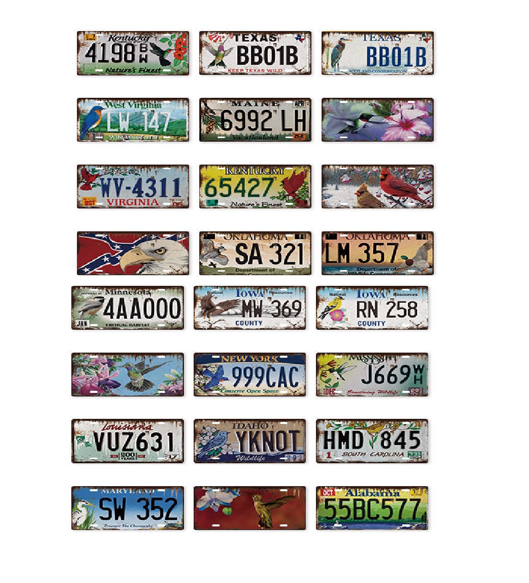 Flowers and Birds Vintage Licenses Plate Tin Sign Metal Sign Decor Plaque Metal Man Cave Garage Living Room Home Wall Decoration
Flowers and Birds Vintage Licenses Plate Tin Sign Metal Sign Decor Plaque Metal Man Cave Garage Living Room Home Wall Decoration