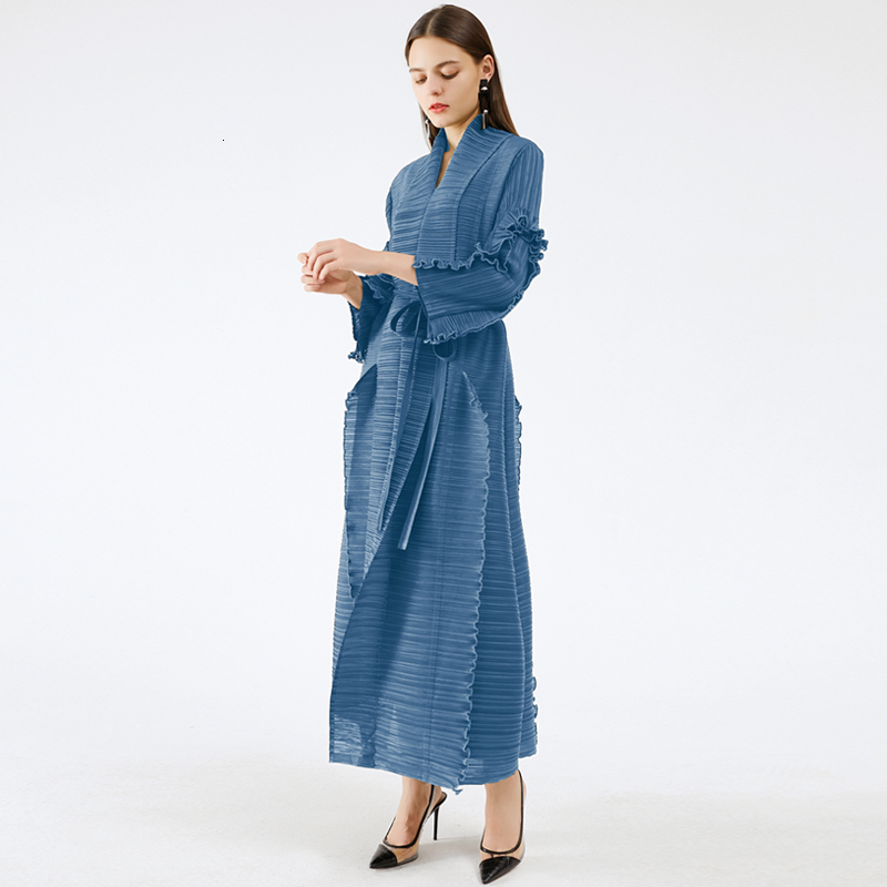 2021 New Pleated Petal Sleeve Lapel Cardigan Sashes Plus Size High Long Green Winter Women Aesthetic Clothes Boed
2021 New Pleated Petal Sleeve Lapel Cardigan Sashes Plus Size High Long Green Winter Women Aesthetic Clothes Boed