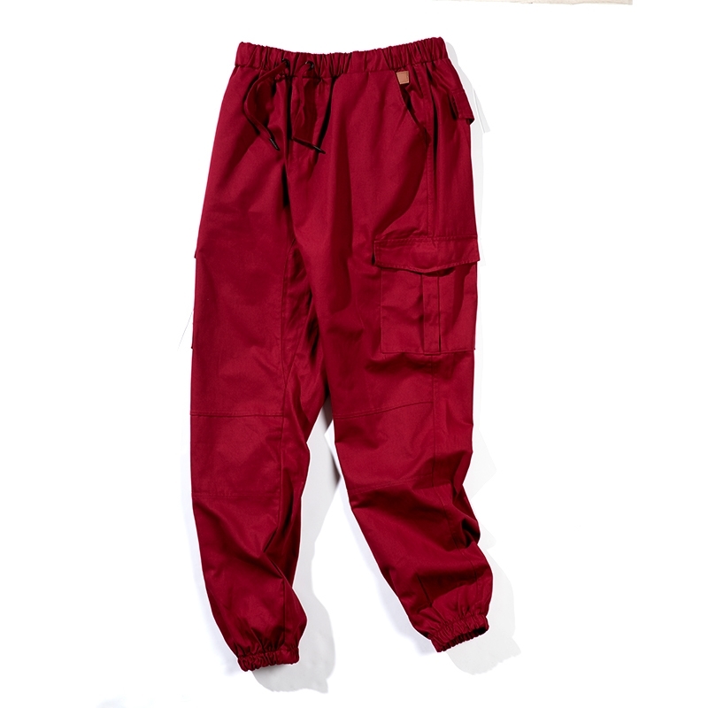 Hip Hop Joggers Cargo Pants Men Harem Casual Multi-Pockets Trousers s Sweatpants Streetwear S-5XL 210810