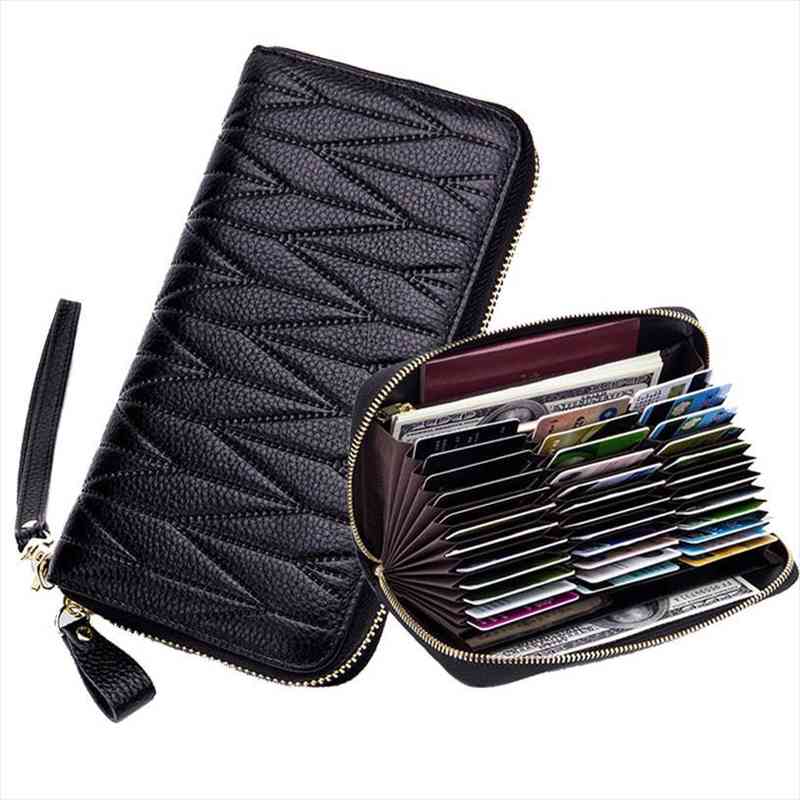 rfid wallet for women genuine leather female travel purse zipper womens 36 card holder, Red;black
rfid wallet for women genuine leather female travel purse zipper womens 36 card holder, Red;black