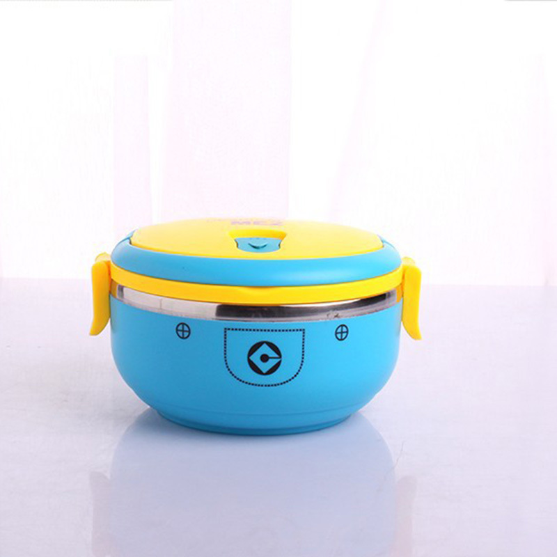 Cartoon Stainless Steel Lunchbox for Kid Tiffin Boxes Thermal Bento for School Students Tableware 4D Lunch Box for Kids Y200429