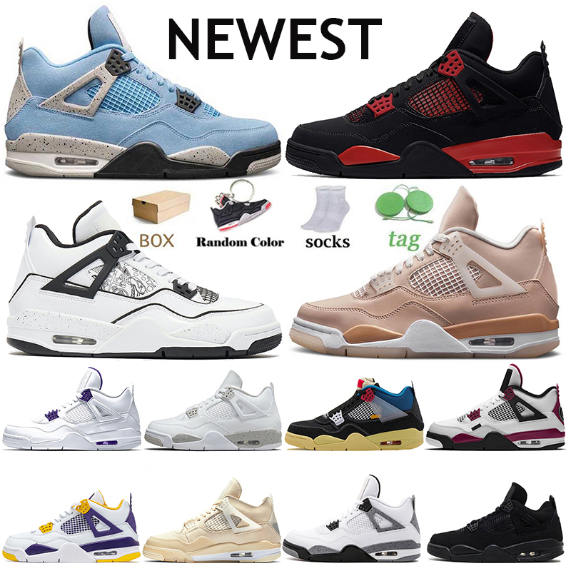 Basketball Shoes Authentic Jumpman Air Jorden 4s Retro University Blue Stock X Jordan 4 Sail Off White Oreo Black Cat Travis Scott Trainers
Basketball Shoes Authentic Jumpman Air Jorden 4s Retro University Blue Stock X Jordan 4 Sail Off White Oreo Black Cat Travis Scott Trainers
