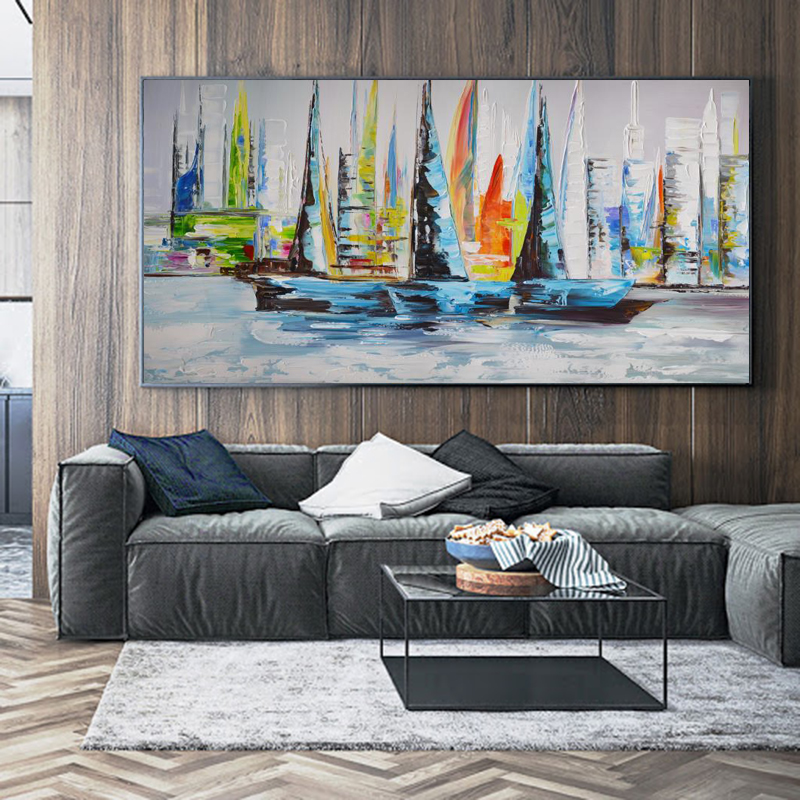 Boat Sea Poster Oil Painting On Canvas Prints Landscape Colorful Wall Pictures For Living Room Home Decor Posters And Prints
Boat Sea Poster Oil Painting On Canvas Prints Landscape Colorful Wall Pictures For Living Room Home Decor Posters And Prints