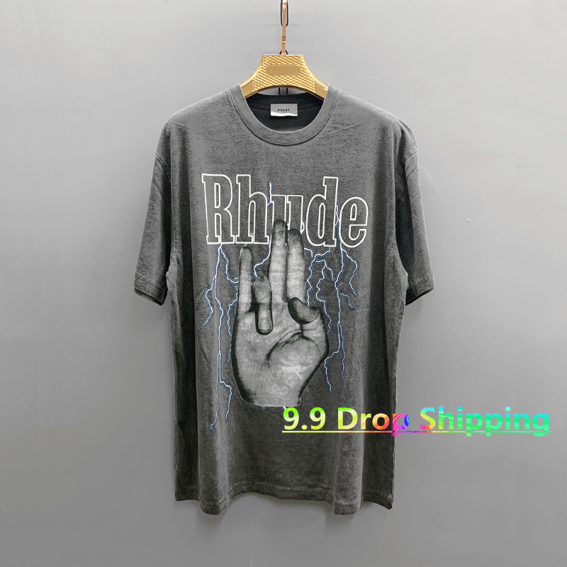 2021 New T-shirt Men Women Slightly Oversized Rhude Shocker Tee Hip Hop Gesture Print Tops Vintage Short Sleeve Tag, White;black
2021 New T-shirt Men Women Slightly Oversized Rhude Shocker Tee Hip Hop Gesture Print Tops Vintage Short Sleeve Tag, White;black
