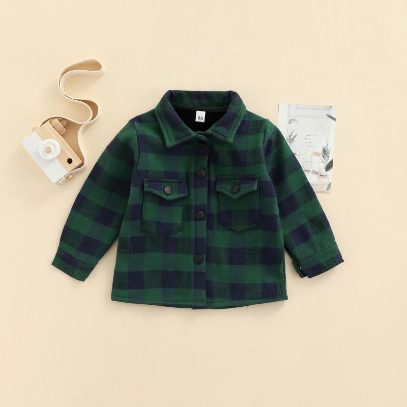 Jackets Baby Boys Coat, Long Sleeve Plaid Lapel Neck Chest Pockets Loose Fall Winter Casual Party Cardigan, Blue;gray
Jackets Baby Boys Coat, Long Sleeve Plaid Lapel Neck Chest Pockets Loose Fall Winter Casual Party Cardigan, Blue;gray