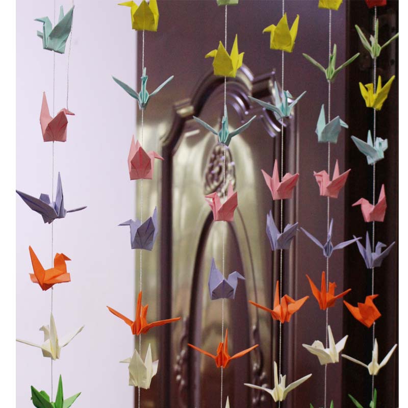 6Set Handmade Garland Origami Crane Banner For Wedding Decoration DIY Paper Crane Party Banner Valentine's Day Birthday Supplies
6Set Handmade Garland Origami Crane Banner For Wedding Decoration DIY Paper Crane Party Banner Valentine's Day Birthday Supplies