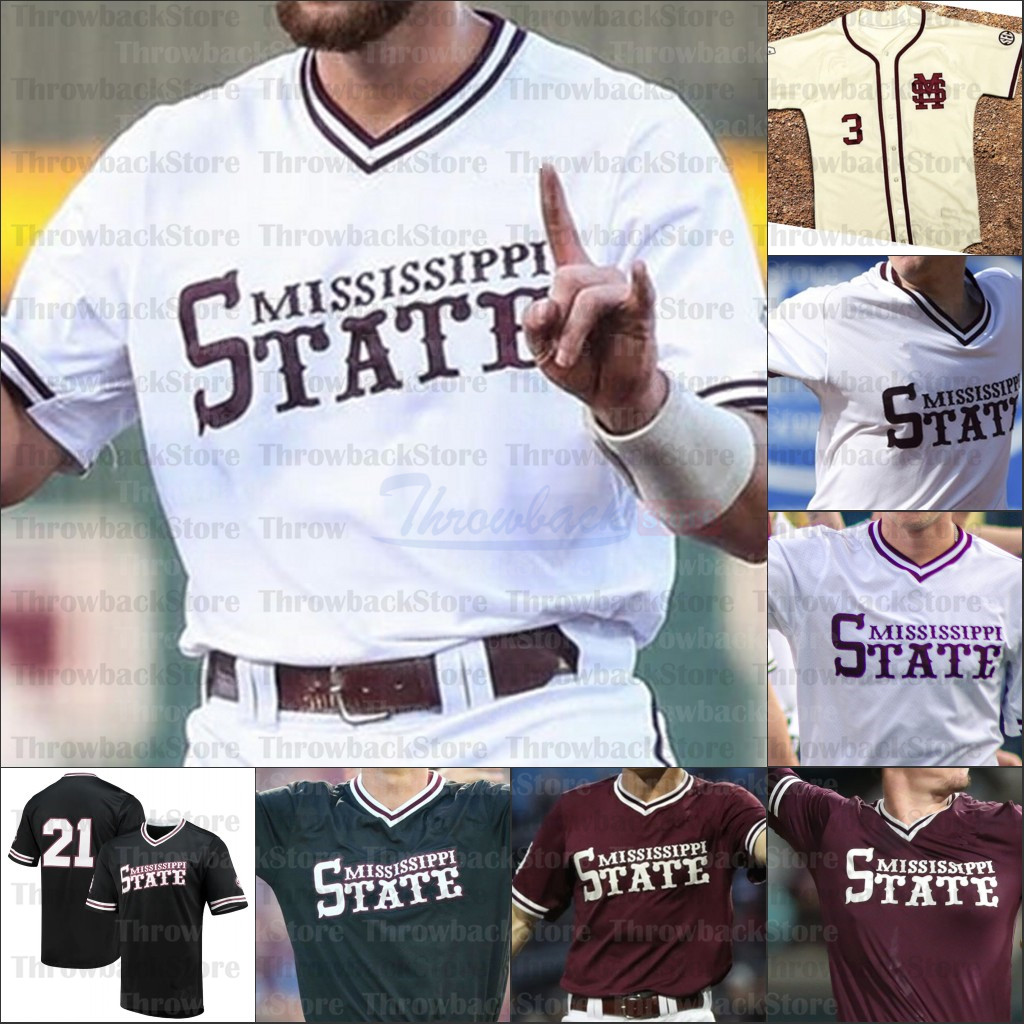 2021 NCAA Mississippi State College Baseball jerseys Allen Logan Tanner Will Bednar Landon Sims Clark Brandon Woodruff Hudson Frazier, Black
2021 NCAA Mississippi State College Baseball jerseys Allen Logan Tanner Will Bednar Landon Sims Clark Brandon Woodruff Hudson Frazier, Black