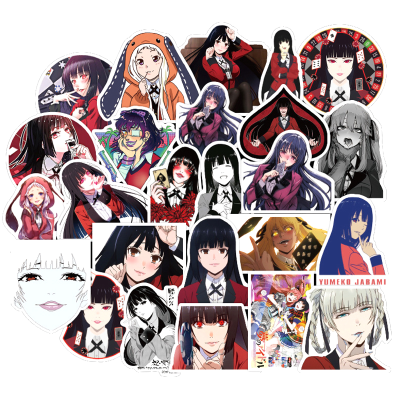 50pcs/Lot Japanese anime Kakegurui Sticker Waterproof Graffiti Stickers for Laptop Luggage Skateboard Guitar Refrigerator Motorcycle Car Decals
50pcs/Lot Japanese anime Kakegurui Sticker Waterproof Graffiti Stickers for Laptop Luggage Skateboard Guitar Refrigerator Motorcycle Car Decals
