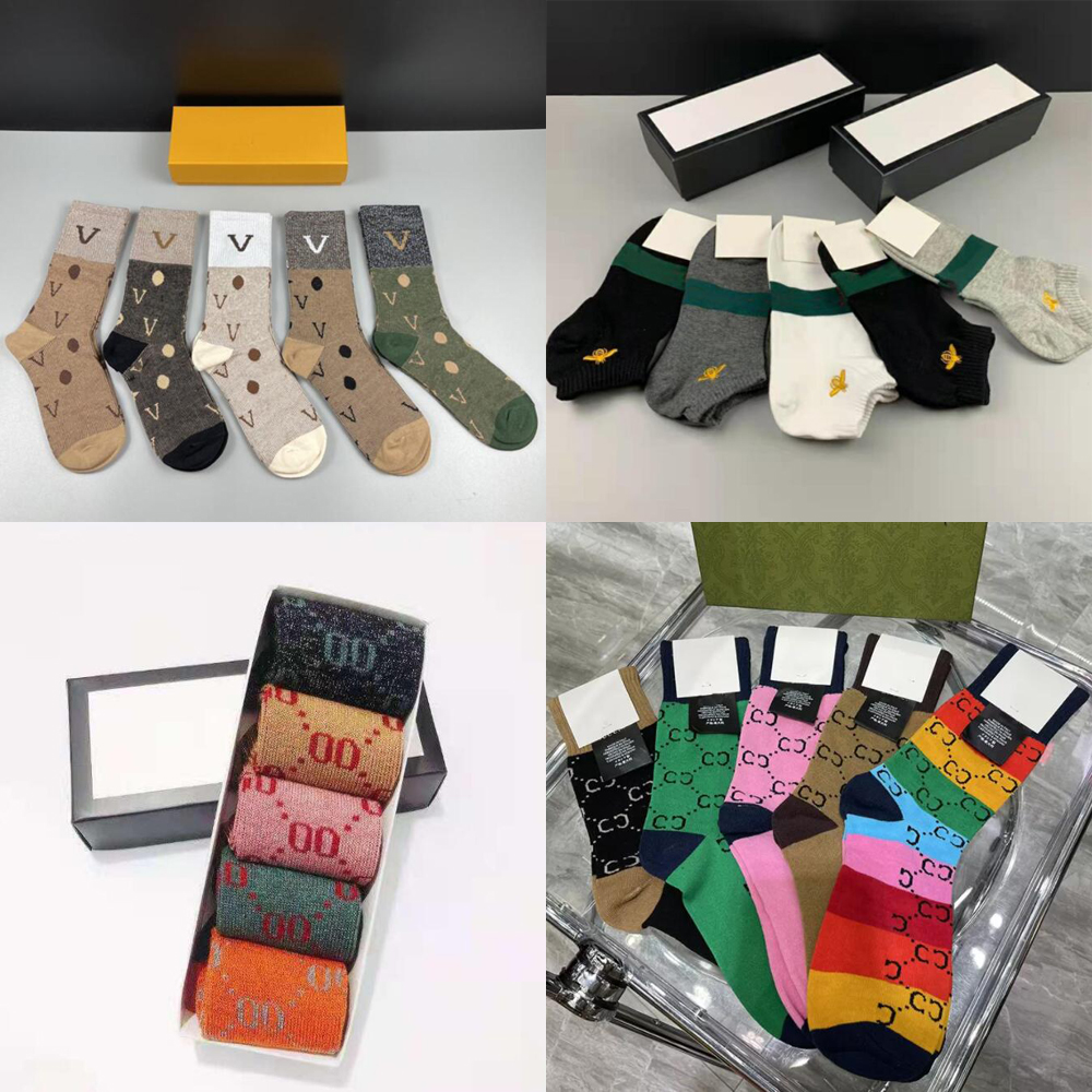 22ss Wholesale Brand Designer Men Women Socks Five Pair Luxury Sports Winter Mesh Letter Stripe Printed Sock Embroidery Cotton With Box, Multi
22ss Wholesale Brand Designer Men Women Socks Five Pair Luxury Sports Winter Mesh Letter Stripe Printed Sock Embroidery Cotton With Box, Multi
