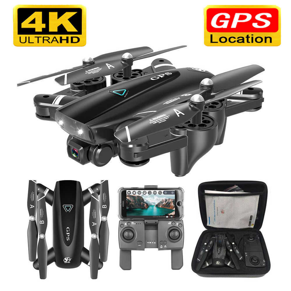 S167 GPS With Camera 5G RC Quadcopter Drones HD 4K WIFI FPV Foldable Off-Point Flying Photos Video Helicopter Toy