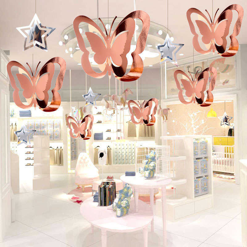 Decorative butterfly Ceiling Pendant activity atmosphere shop window party supplies decoration
Decorative butterfly Ceiling Pendant activity atmosphere shop window party supplies decoration