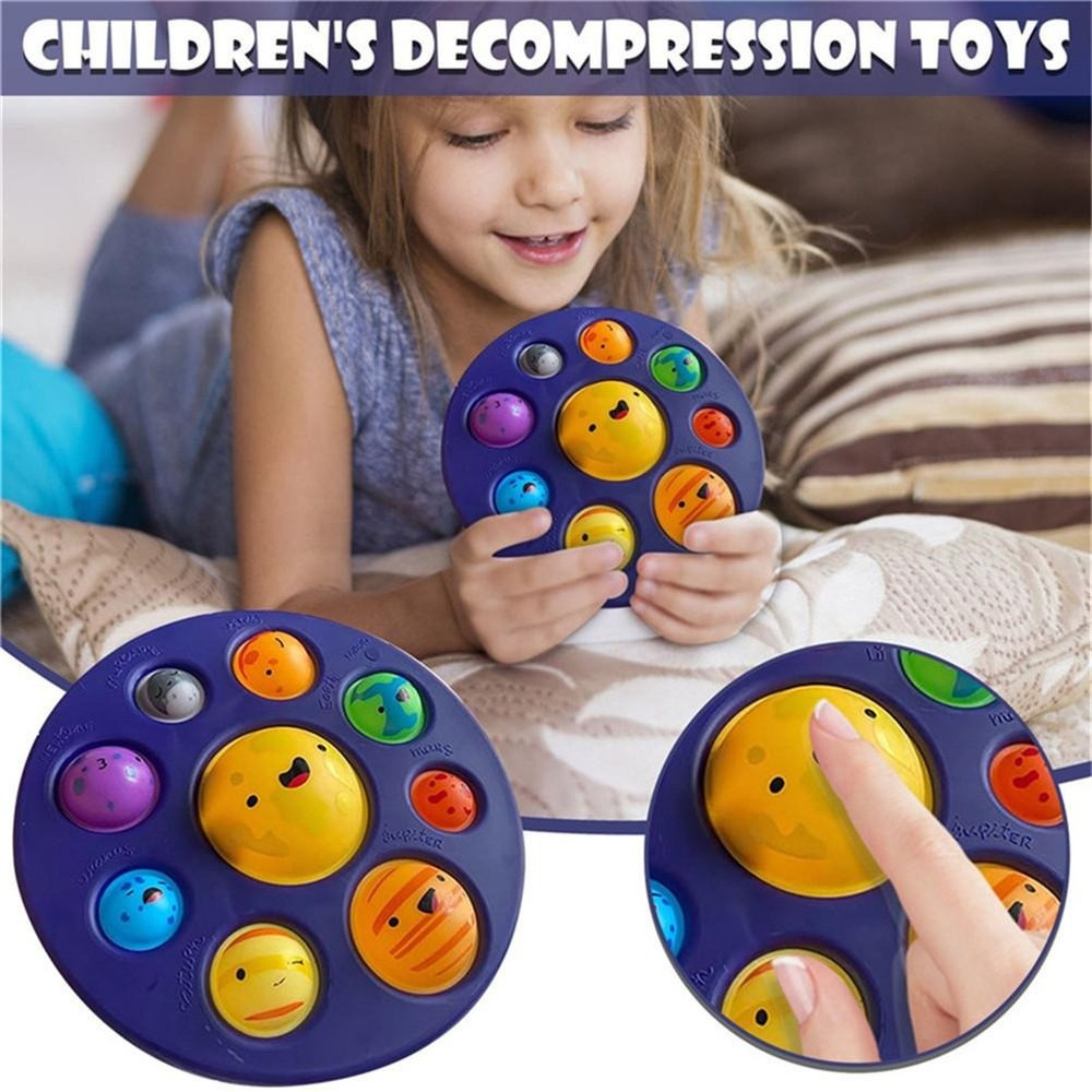 Fidget Toys Dimple Sensory decompression Toys Simulation Planet Kawaii Color Simple Dimmer Squeeze Relief Stress anxious Toy
Fidget Toys Dimple Sensory decompression Toys Simulation Planet Kawaii Color Simple Dimmer Squeeze Relief Stress anxious Toy