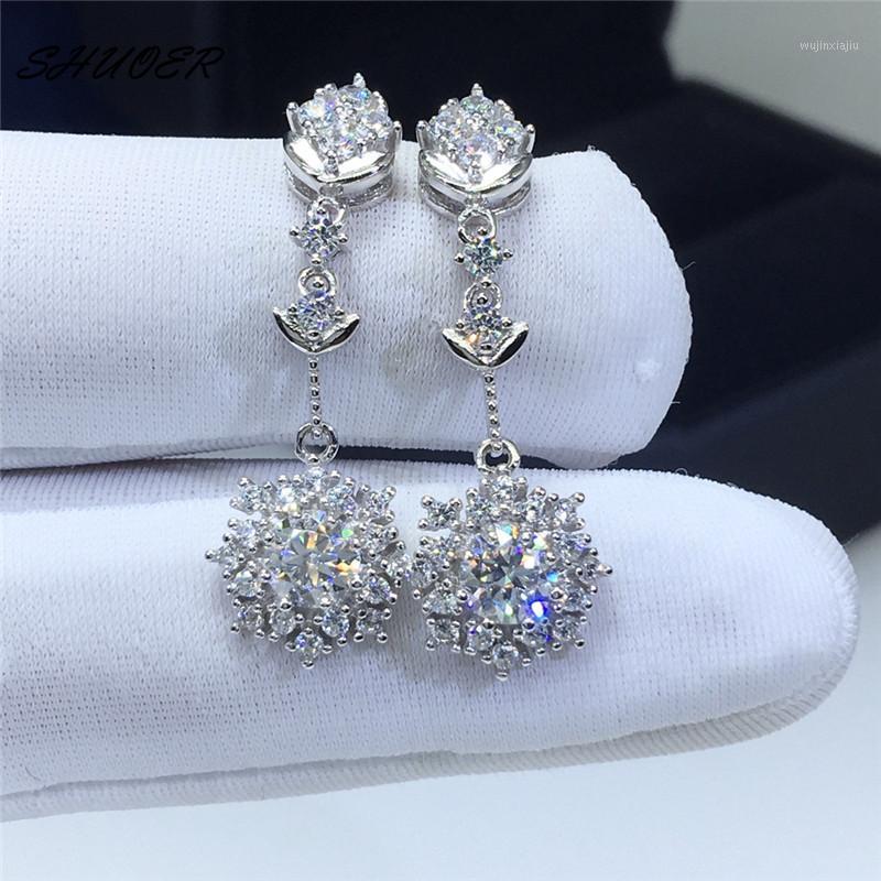 Dangle & Chandelier Classic 925 Sterling Silver Pass Diamond Brilliant Cut 0.5 Carat D Color Moissanite Compass Shape Drop Earrings F
Dangle & Chandelier Classic 925 Sterling Silver Pass Diamond Brilliant Cut 0.5 Carat D Color Moissanite Compass Shape Drop Earrings F
