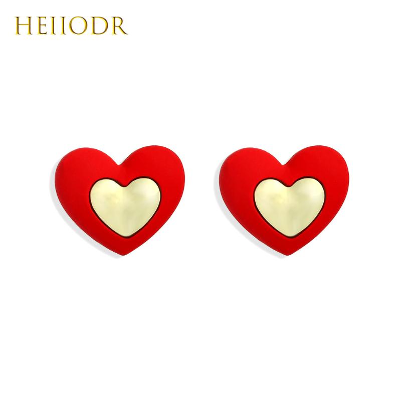 Stud Hellodr Design Heart Shaped Earrings Fashion Cute Geometric Metal For Women Wedding Party Gifts Jewelry 2021 Ly
Stud Hellodr Design Heart Shaped Earrings Fashion Cute Geometric Metal For Women Wedding Party Gifts Jewelry 2021 Ly