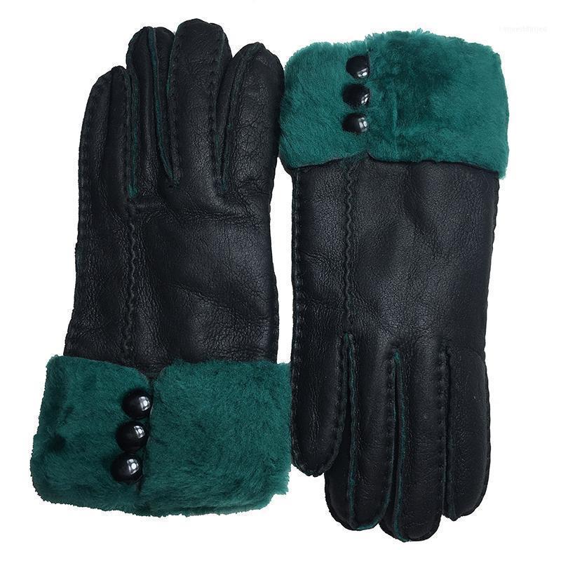 Five Fingers Gloves 100% Pure Sheepskin Winter For Women Genuine Cashmere Fur Warm Full Finger Leather1
Five Fingers Gloves 100% Pure Sheepskin Winter For Women Genuine Cashmere Fur Warm Full Finger Leather1