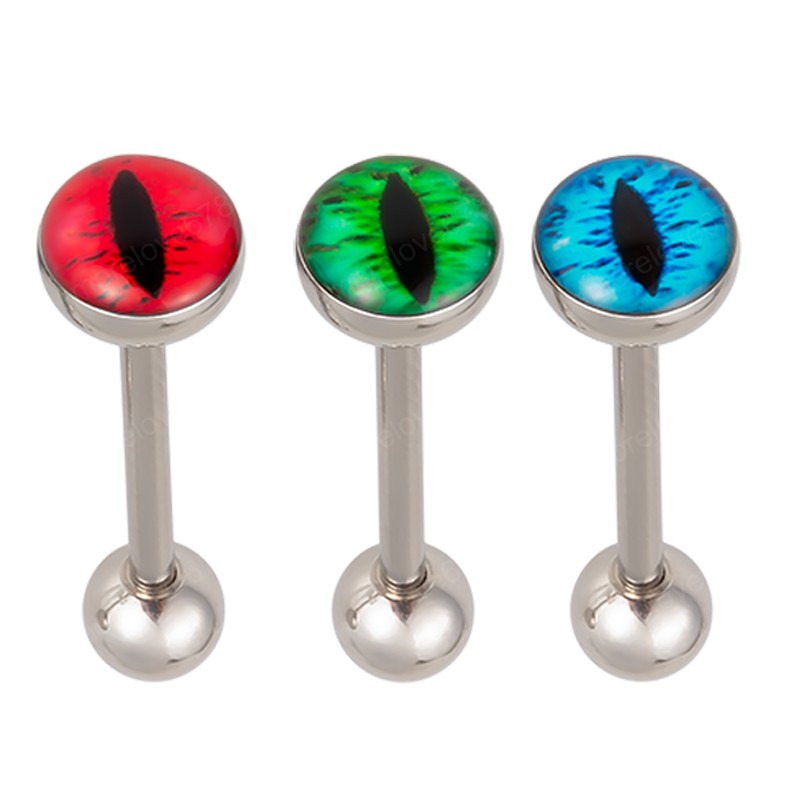 Dragon's Eye Tongue Ring Piercing Barbell Earring Bar Helix Cartilage Stud Stainless Steel Tragus Body Jewelry
Dragon's Eye Tongue Ring Piercing Barbell Earring Bar Helix Cartilage Stud Stainless Steel Tragus Body Jewelry