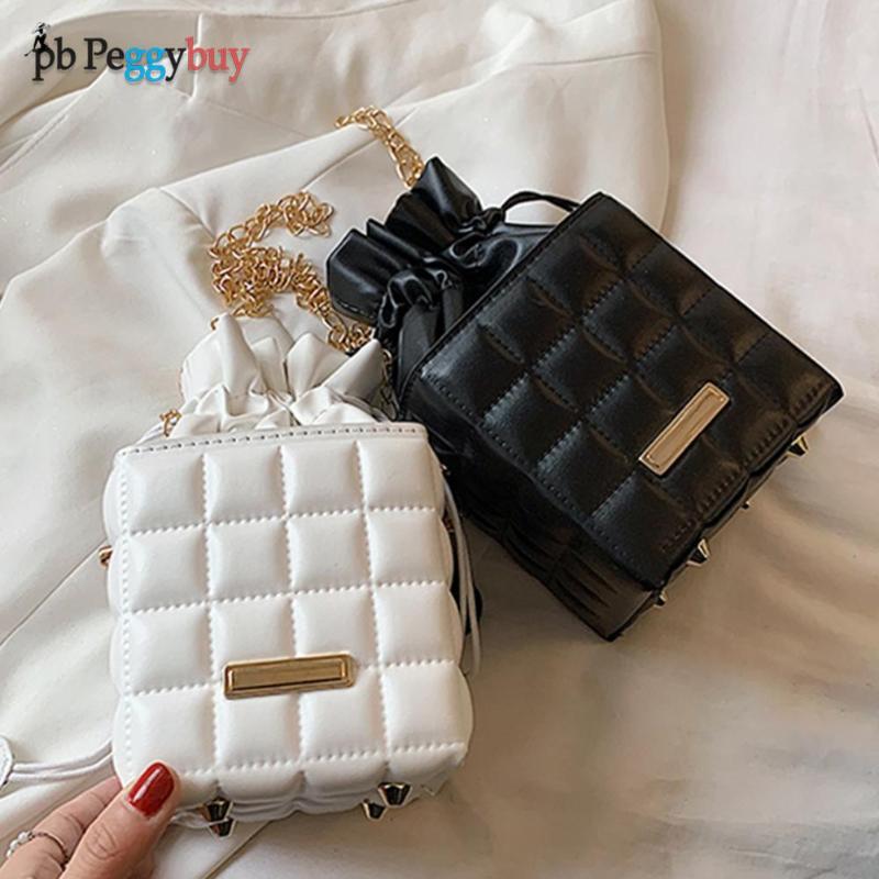 Evening Bags Fashion Women PU Bag Checker Cube Shoulder Solid Color Drawstring Crossbody Vintage Small Ladies Messenger
Evening Bags Fashion Women PU Bag Checker Cube Shoulder Solid Color Drawstring Crossbody Vintage Small Ladies Messenger