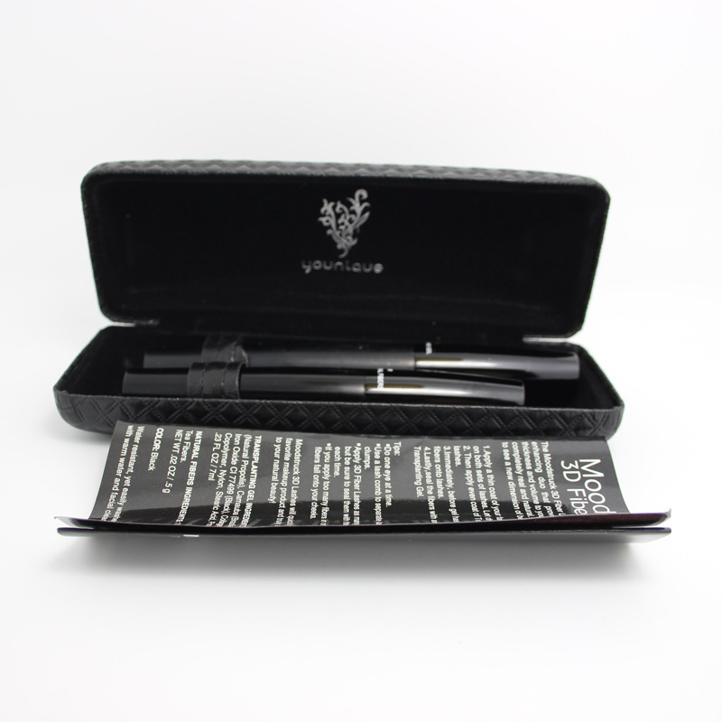 Dhl 5103 Mascara Mascaras Unique Mascara 3D Fiber Lashes Set Makeup Lash Eyelash Waterproof Double 1Set=2Pcs