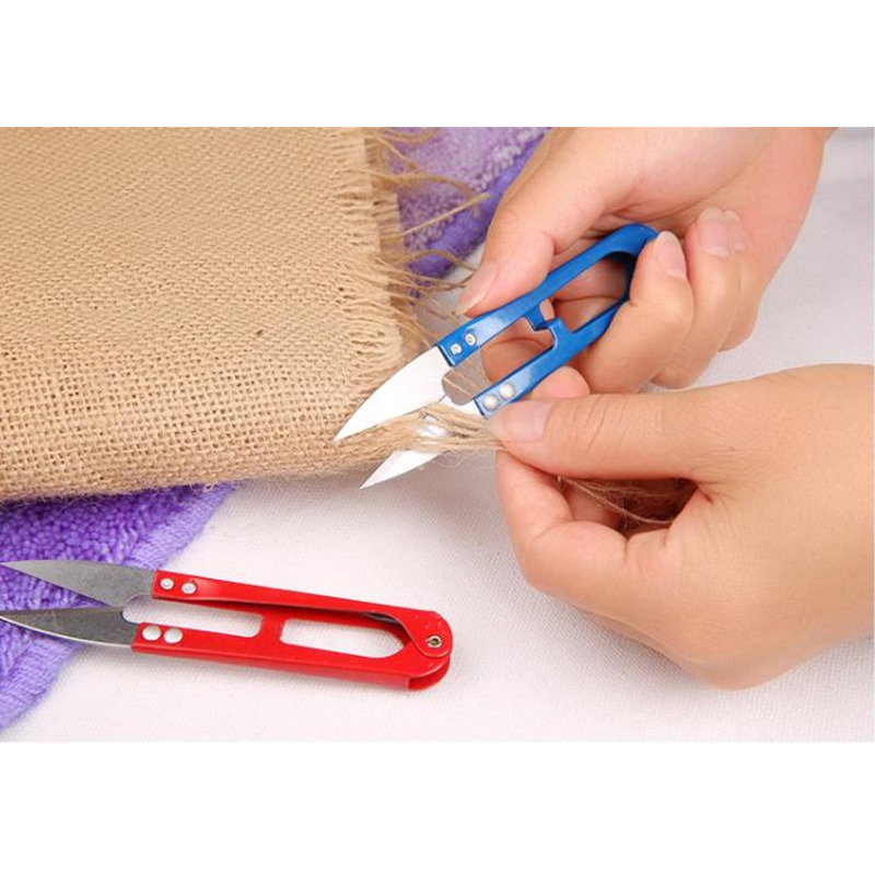 High Quality u Shape Clippers Trimming Scissors Sewing Tool Embroidery Snips Beading Thrum Thread Cutter Mini Scissors Wholesale