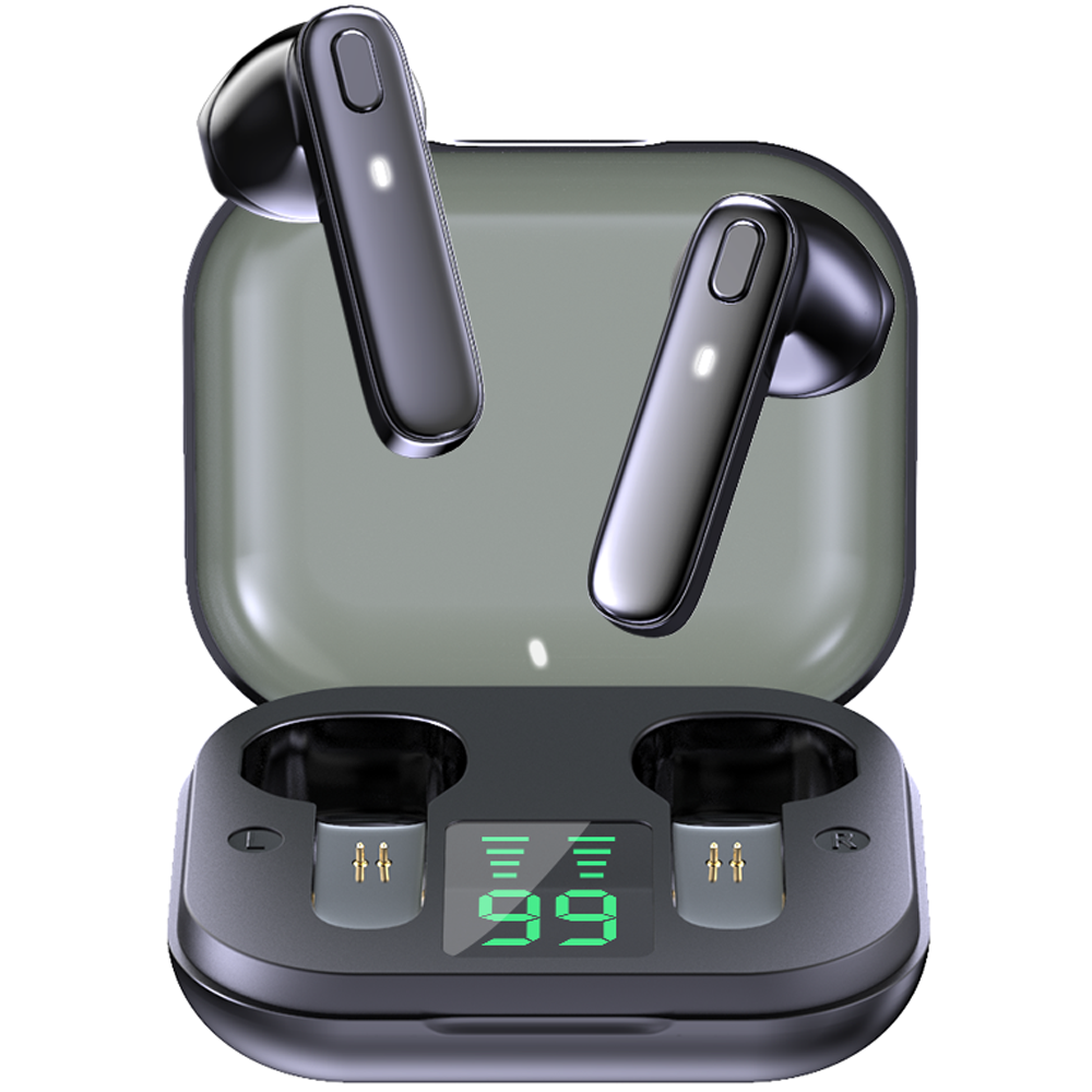 R20 TWS headset Bluetooth compatible deep bass earplugs true wireless stereo with microphone, Black
R20 TWS headset Bluetooth compatible deep bass earplugs true wireless stereo with microphone, Black