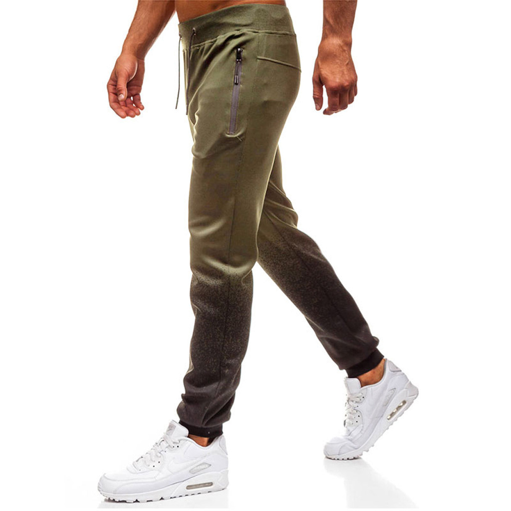 Pants 3D gradient men's casual sports men