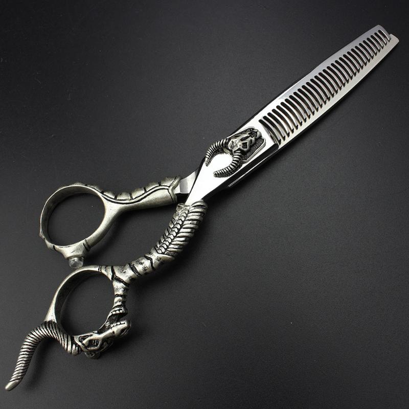 Hair Scissors 6 Inch Cutting And Thinning Design Special Hairdressing Set With Japan 440c Steel Haircuts