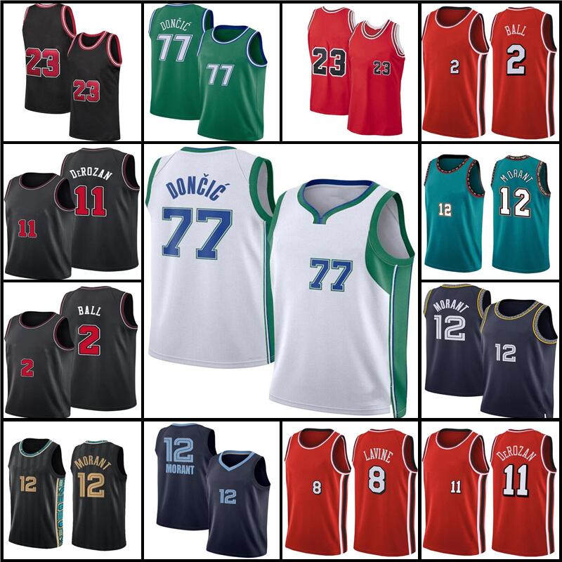 12 JA Morant Jersey 77 Luka 23 MJ Doncic Basketball 33 Scottie Pippen Dennis Rodman Lonzo 2 Ball Demar 11 Derozan Zach 8 LaVine Dirk Kristaps, Men jersey
12 JA Morant Jersey 77 Luka 23 MJ Doncic Basketball 33 Scottie Pippen Dennis Rodman Lonzo 2 Ball Demar 11 Derozan Zach 8 LaVine Dirk Kristaps, Men jersey