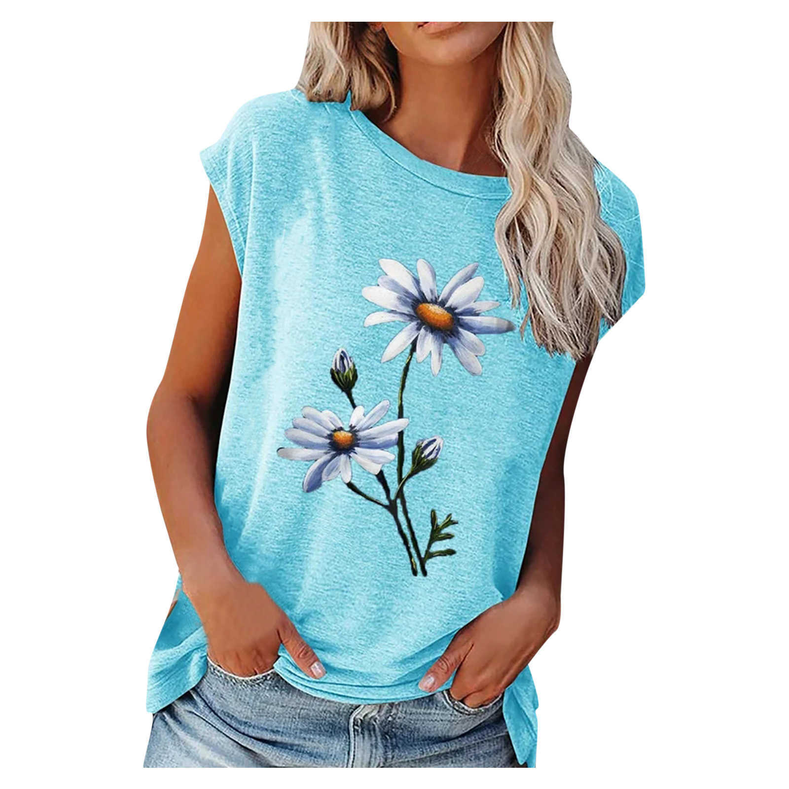 Summer Tee Shirt Women Round Neck Short Sleeve Casual Flower Print Vintage Tops Pullover Female Elegant Streetwear T-shirts 210526, Pink
Summer Tee Shirt Women Round Neck Short Sleeve Casual Flower Print Vintage Tops Pullover Female Elegant Streetwear T-shirts 210526, Pink