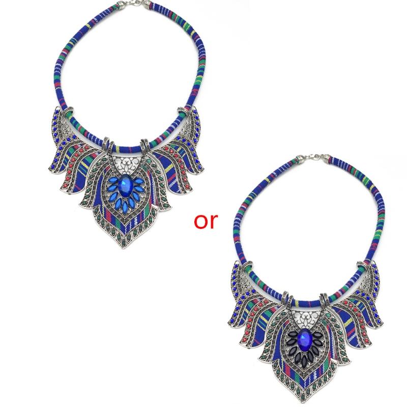Pendant Necklaces Chunky Bib Statement Torque Choker Bohemia African Egypt Tribal, Silver
Pendant Necklaces Chunky Bib Statement Torque Choker Bohemia African Egypt Tribal, Silver
