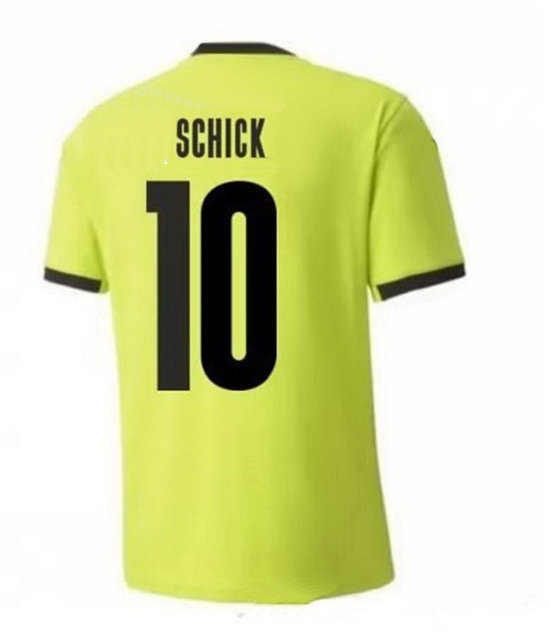 Customized 20-21 Czech away 10 SCHICK Thai Quality Soccer Jerseys Shirts Training sport football 1 VACLIK 8 DARIDA 12 MASOPUST 14 JANKTO 6 KALAS 5 COUFAL football wear
Customized 20-21 Czech away 10 SCHICK Thai Quality Soccer Jerseys Shirts Training sport football 1 VACLIK 8 DARIDA 12 MASOPUST 14 JANKTO 6 KALAS 5 COUFAL football wear